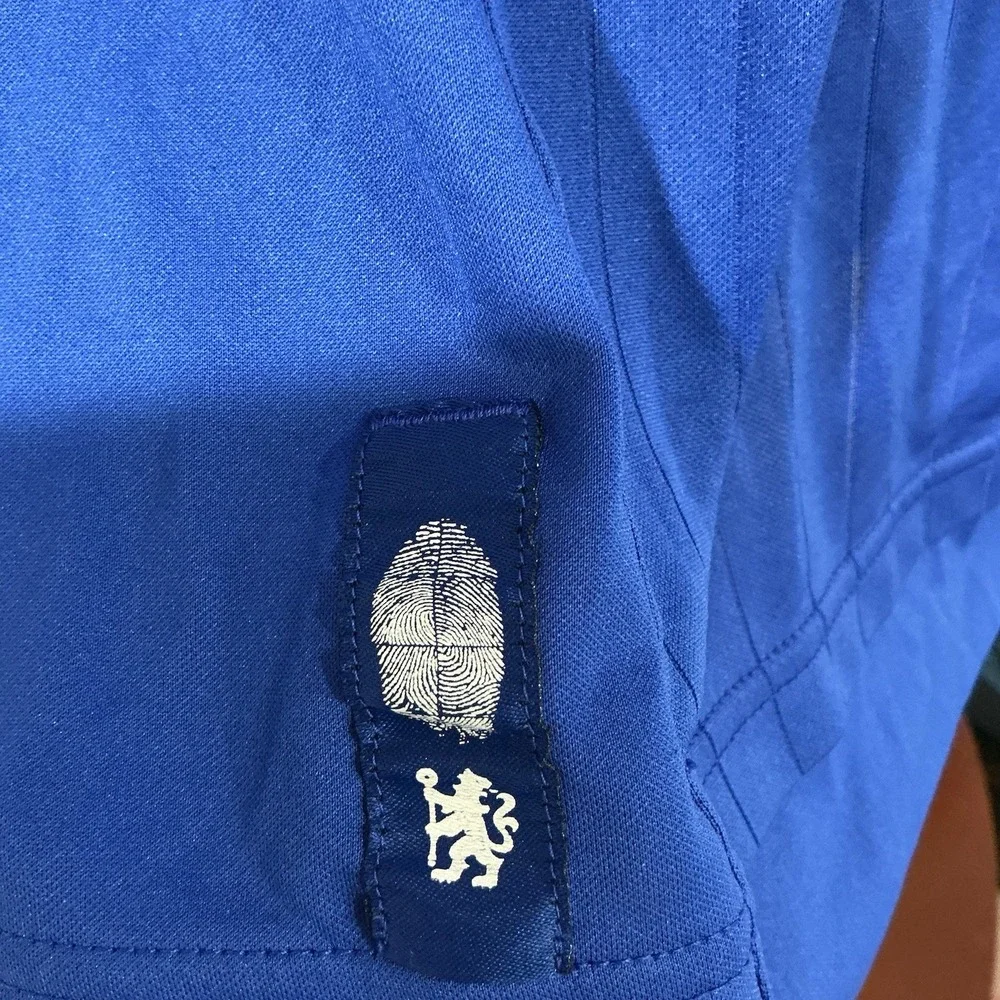 Adidas Chelsea F.C. home jersey UEFA Champions League and Respect sleeve patch